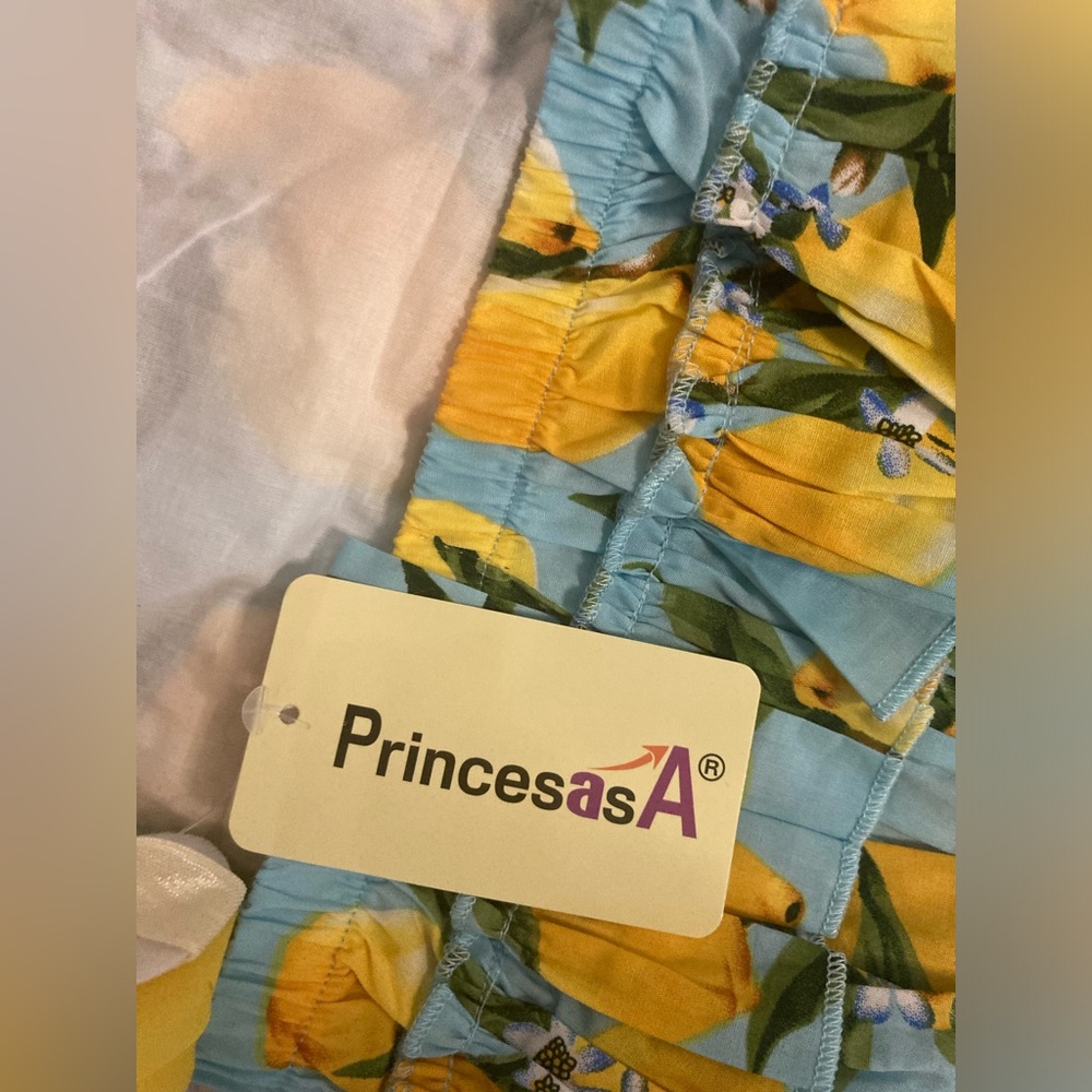 Princesasa Lemons Ruffles Romper - Picture 5 of 7
